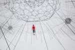 venice biennale of art elastic ropes