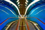 university metro station naples escalator