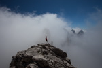 clouds sfornioi mountains dolomites belluno