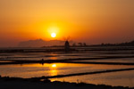 saltworks windmills stagnone lagoon marsala