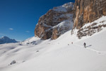 ski touring piz boe dolomites