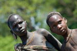 young mursi jinka omo region ethiopia