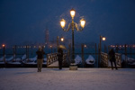 snow fall venice